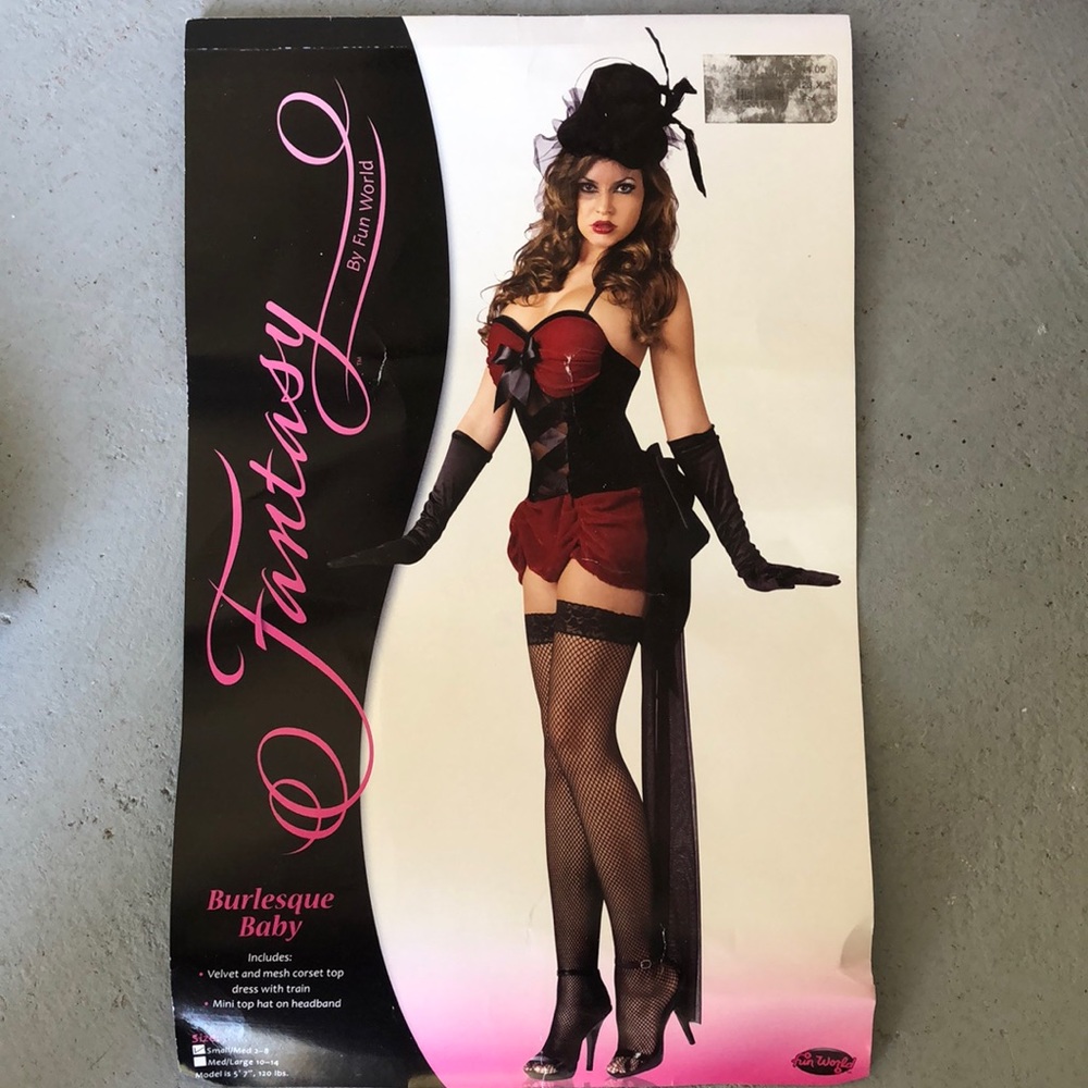 Halloween Costume Small - Baby Burlesque - gangster girl velvet